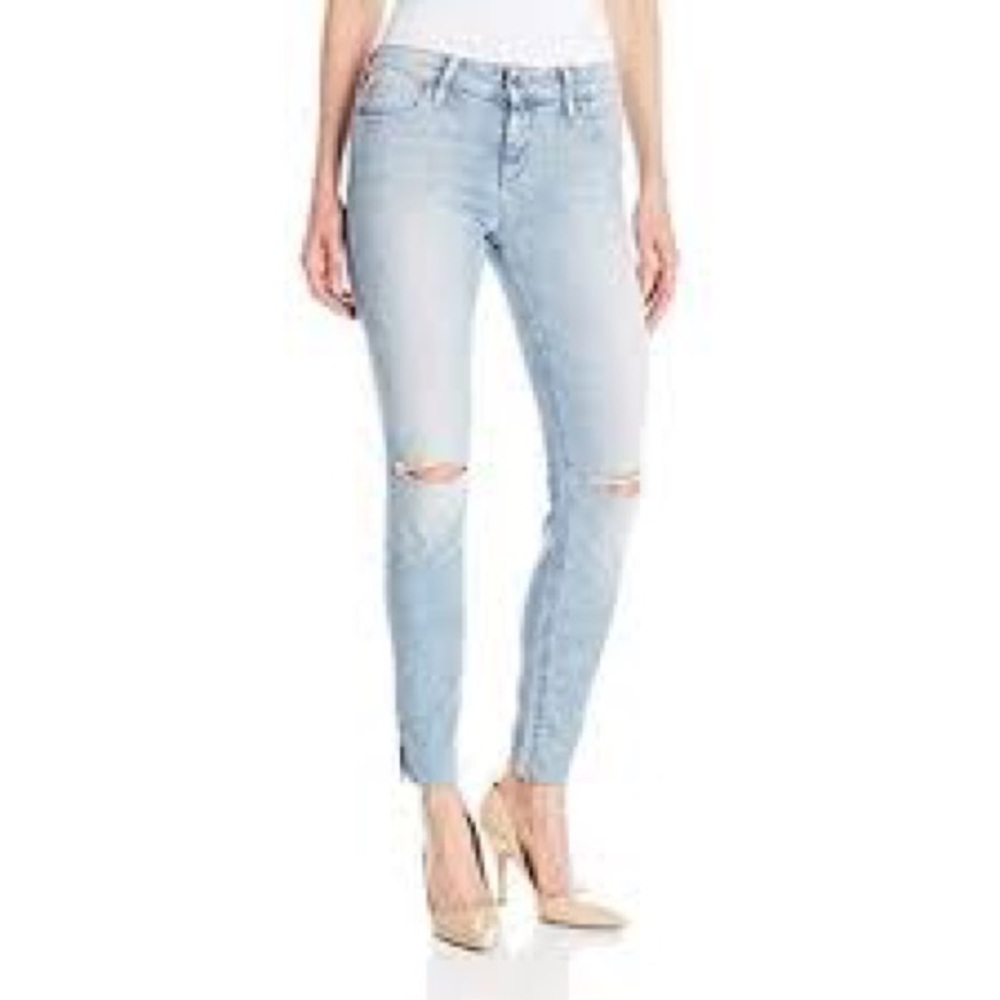 Joe’s Jean Flawless The Icon Ankle Mid Rise Skinny Distressed Jeans Womens 27
